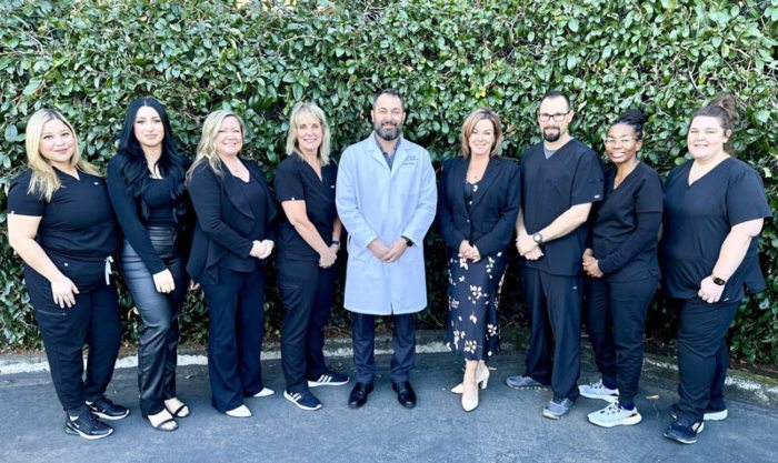 Dr. Aaron A. Santos and His Friendly Dental Staff in Their Los Gatos Office